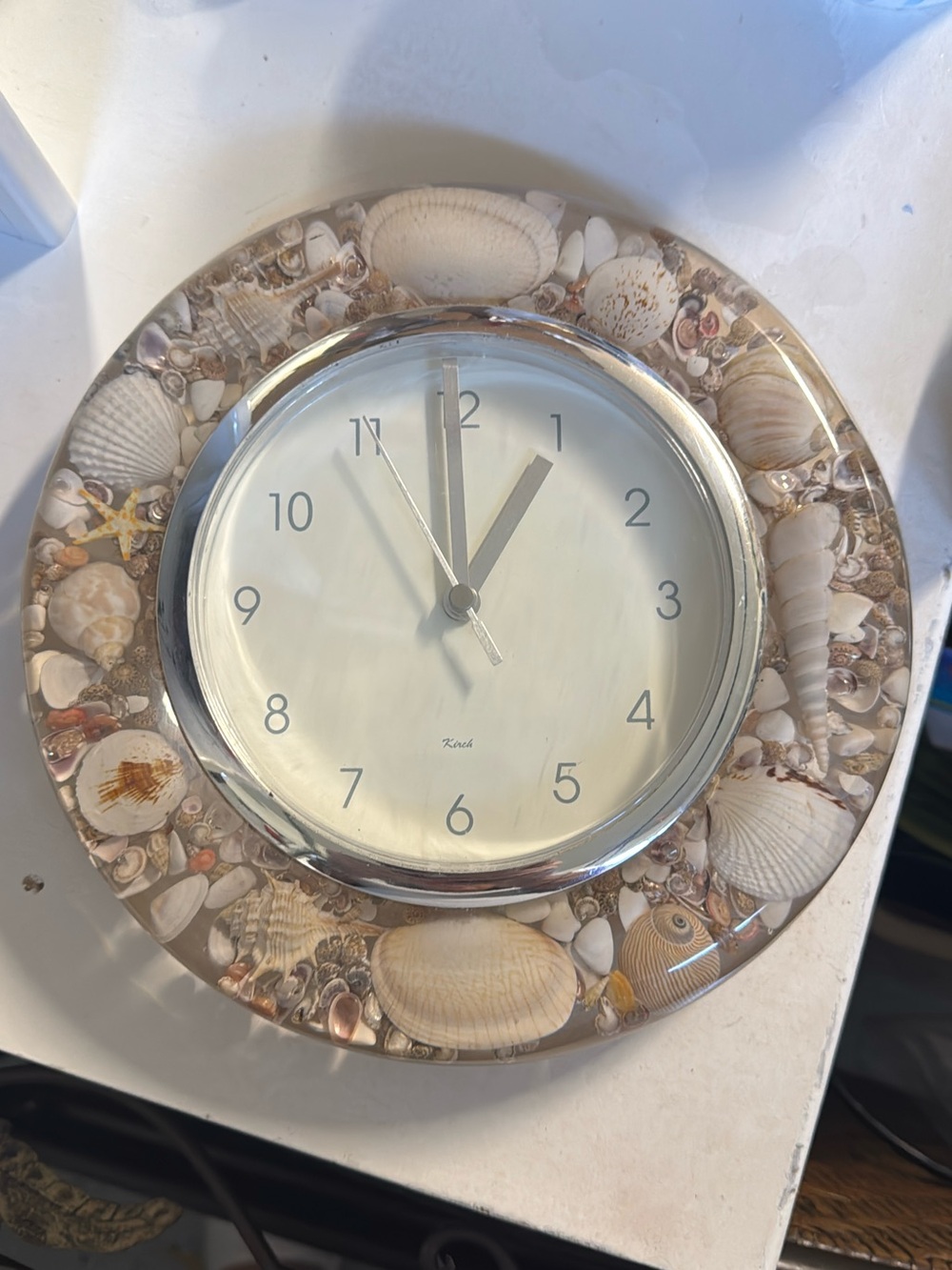 Kirch Seashell Resin Wall Clock
